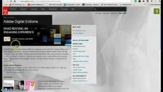 Downloading Ebooks using Adobe Digital Editions [upl. by Jourdain]