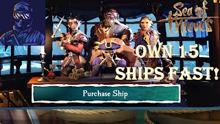 SoT A Fleeting Fancy Achievement Guide Own 15 Ships Season 7 [upl. by Ranip690]