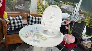 R FLORY FDB608 Intelligenter Smart Bidet Toilettensitz WC Dusche Unboxing und Anleitung [upl. by Akli]