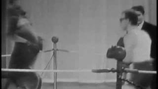 Woody Allen boxing a kangaroo Hippodrome 1966 [upl. by Huxham756]