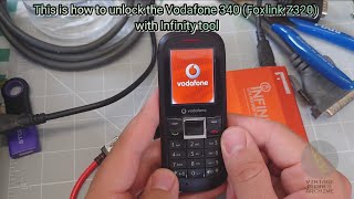 How to Unlock the Vodafone 340 Foxlink Z320 with Infinity box [upl. by Id]