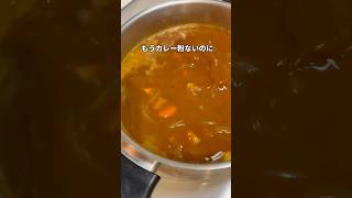 シャバいカレーにトロミをつける方法！shortsvideo ライフハック lifehack カレー [upl. by Hcirteid79]