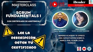 ¿Qué es Scrum MasterClass scrum Fundamentals  fase I teoría [upl. by Selena210]