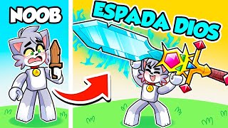 ¡Pasamos de ESPADA NOOB a ESPADA DIOS en Roblox 🤯 [upl. by Duwalt696]