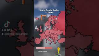 Dealths Penalty Usage in Europe mapper mapp europe mapology geography [upl. by Adnarym]