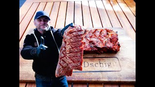 Perfekte BBQ Dicke Rippe oder Spareribs im Gasgrill Zart saftig würzig Salsa Marinade [upl. by Nnaeirual]