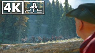 DAYS GONE Following A Moving Horde  Freaker Horde Quest amp Cutscene  🎥 4K PS5 Upgrade [upl. by Haze]