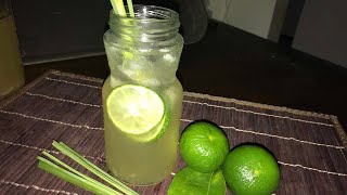 Lemongrass Juice Tea Homemade Recipe TGK059 [upl. by Yurt]