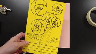 Mackintosh Rose intro and drawing steps [upl. by Nialb]