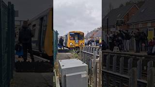 class 507 023 and 507 001 departs Maghull with tone trainspotting farewelltour class507 [upl. by Maxma]