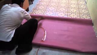 How to Install Plastic Flooring [upl. by Nwad]