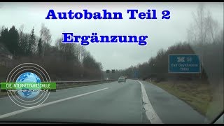 Autobahn Teil 2  BeschleunigungsstreifenAutobahnauffahrt Ergänzung  Sonderfahrt  Prüfungsfahrt [upl. by Jordan759]