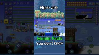 📱Terraria Mobile facts you dont know🌳 terraria mobile [upl. by Nnasor512]