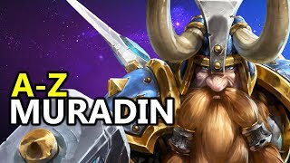 ♥ A  Z Muradin  Heroes of the Storm HotS Gameplay [upl. by Finny]