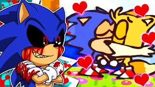 SONIC LOVES TAILS SonicEXE Reacts Ultimate “Sonic The Hedgehog” Recap Cartoon [upl. by Ehrlich966]