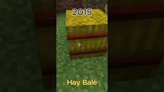 2024 VS 2015 shorts minecraft [upl. by Anama]