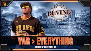 Is Jackson Merrill the Padres Opening Day Center Fielder  Devine Deck Ep 19 [upl. by Joelynn236]