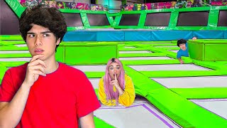 EXTREME HIDE amp SEEK IN TRAMPOLINE PARK [upl. by Leviralc]