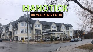 Manotick Ottawa Ontario Canada 4K Walking Tour  Historic Suburb Town Ottawa  4K Walking Tours [upl. by Uball]