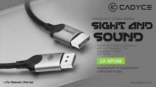 DisplayPort™ to DisplayPort™Cable with Audio CADPCAB PLUS [upl. by Duarte]