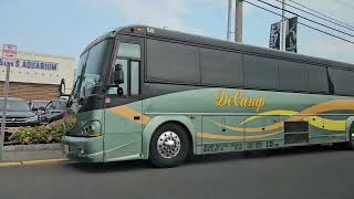 Two 2010 MCI D4505s Parked In Pt Pleasant Beach NJ DeCamp Bus Lines [upl. by Hendren]