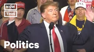 Trump Makes Horrific False Claims About Babies at Rally  NowThis [upl. by Kenlay]