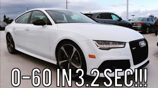 The 2017 Audi RS7 is UNBELIEVABLY Fast [upl. by Altaf]