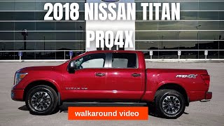 2018 Nissan Titan Pro4X Walkaround 21W1E68C 57k [upl. by Rakso]