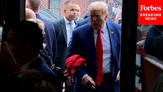 BREAKING NEWS Former President Trump Greets Supporters In Iowa [upl. by Sivartal]