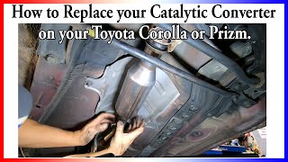 How to Replace the Catalytic Converter on a Toyota Corolla or Chevrolet Prizm [upl. by Etnomaj617]