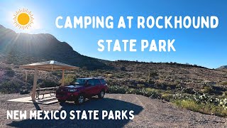 Camping at Rockhound State Park  New Mexico State Parks [upl. by Lanta]