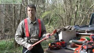 Tools for felling a forestry tree [upl. by Massey]