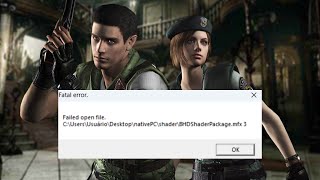 Como corrigir Fatal erro Resident Evil HD Resmaster quotFailed Open Filequot [upl. by Ahkihs716]