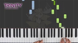 Arioso  TRINITY Piano Grade 1 20212023  Synthesia Piano tutorial [upl. by Lili]