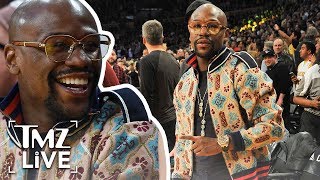 Floyd Mayweather Doesnt Care About Guccis Blackface Scandal  TMZ Live [upl. by Adnamma962]