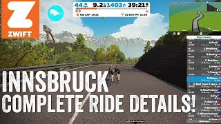 Zwift Innsbruck Course All the details and first rides [upl. by Odrareve445]