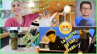 La Suerte de Las Feas😅Ya tenemos Luz En La Casita 💡La Mejor Salsa Verde   ♡IsabelVlogs♡ [upl. by Verla228]