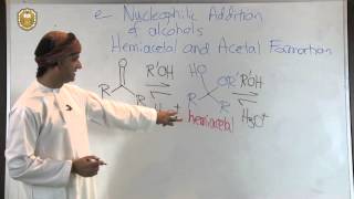 Nucleophilic Addition Reactions Hemiacetal and Acetal Formation [upl. by Raskind]