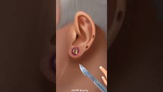 Whispering Sounds ASMR Animation of Earwax Removal animation viral asmr [upl. by Blight]