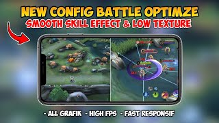 Update ‼ Config ML Anti Lag Battle Optimize  Lag Fix Frame Drop  Mobile Legends [upl. by Mayram]