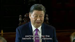 Xi Inaugurates Megaport Ahead of Apec Summit  HOY International Business Channel [upl. by Elita]