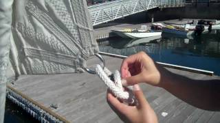 How to tie a bowline Mission Bay Aquatic Center Instructional Series [upl. by Retseh]