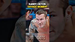 Randy Orton wwe savage moment 🔥 shorts [upl. by Heisel]