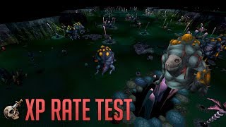 Runescape 3 Slayer XP Rate test  Ganodermic Creatures No cannon [upl. by Tennek]