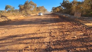 OBRA DE PAVIMENTAÇÃO ASFÁLTICA RODMG402 JÁ INICIOU COM O CASCALHAMENTO NA PISTA PINTÓPOLISMG [upl. by Ameline]