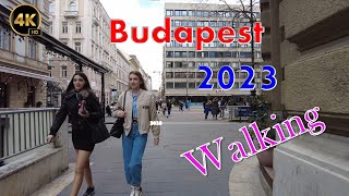 Budapest and Dusseldorf Walking 2023  Hungary 4K [upl. by Oiramad941]