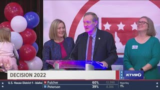 Mike Crapo gives speech after AP calls Senate race [upl. by Lledualc]