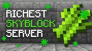 THE BEST START ON NEW OP SKYBLOCK SERVER  Minecraft Skyblock  181121 [upl. by Persas]