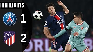 PSG vs Atletico Madrid 12  Goals Highlights  Champions League 2024 [upl. by Reinald]