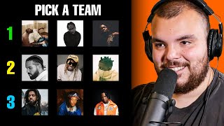 Choose The Best Team of Rappers [upl. by Pollack786]